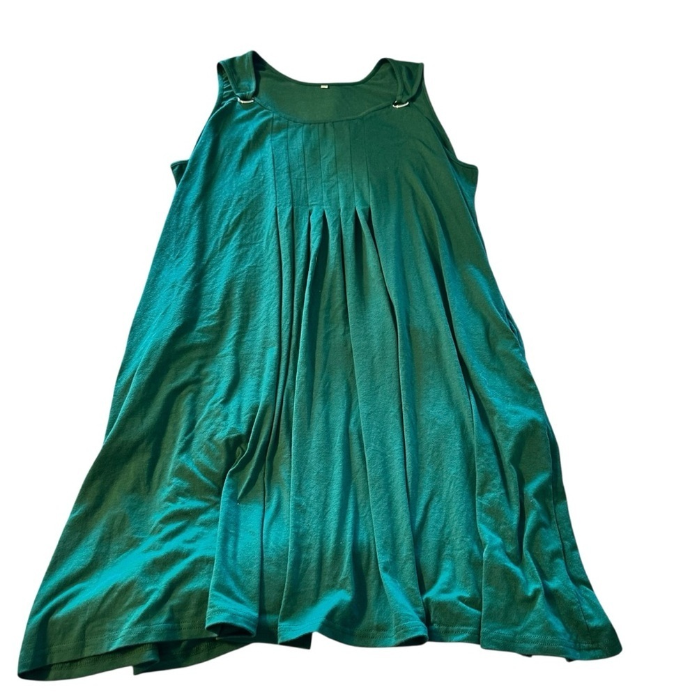 Casual Green Midi Dress
